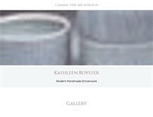 Tablet Screenshot of kathleenroyster.com